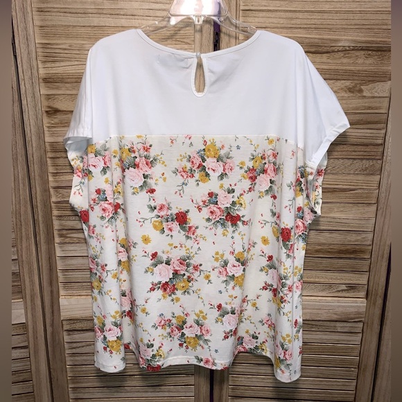 Agnes Orinda Floral Blouse Size 5X EUC - Picture 2 of 7